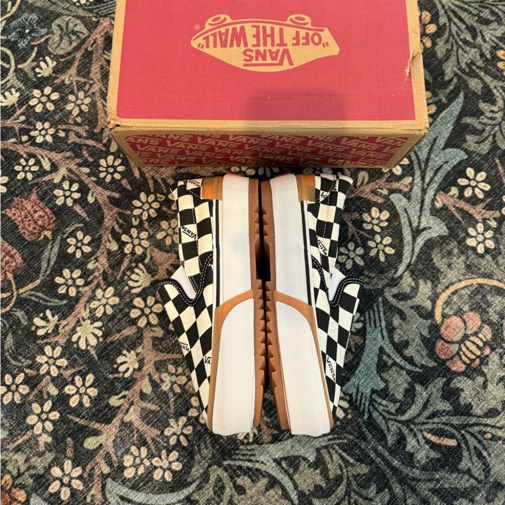 VANS Slip-On Canvas Checkerboard Shoes - Picture 4 of 7